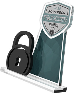 An image of the 2025 Fortress Cyber Security Award, awarded to KDM Analytics Blade Validate in the Compliance category.